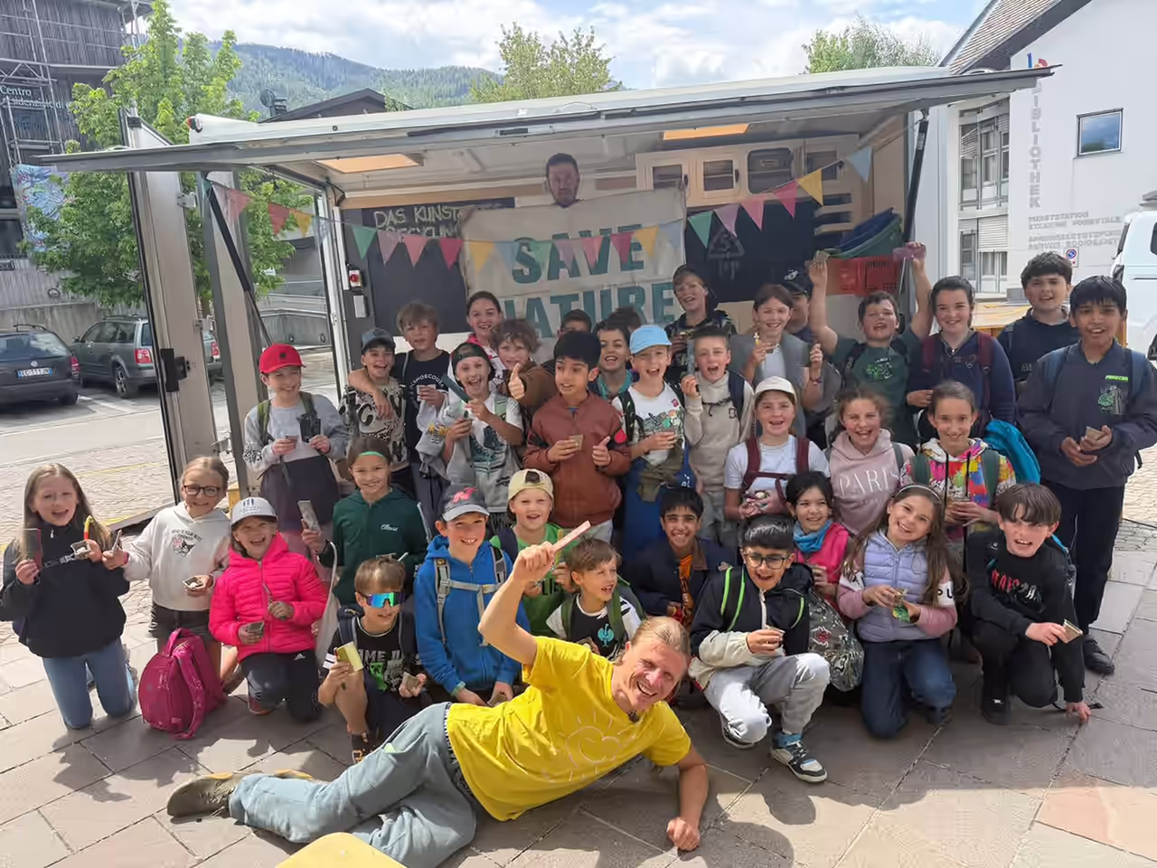 Vom Thüringer Wald in die Dolomiten – Das Recycling-Mobil begeistert Südtirol
