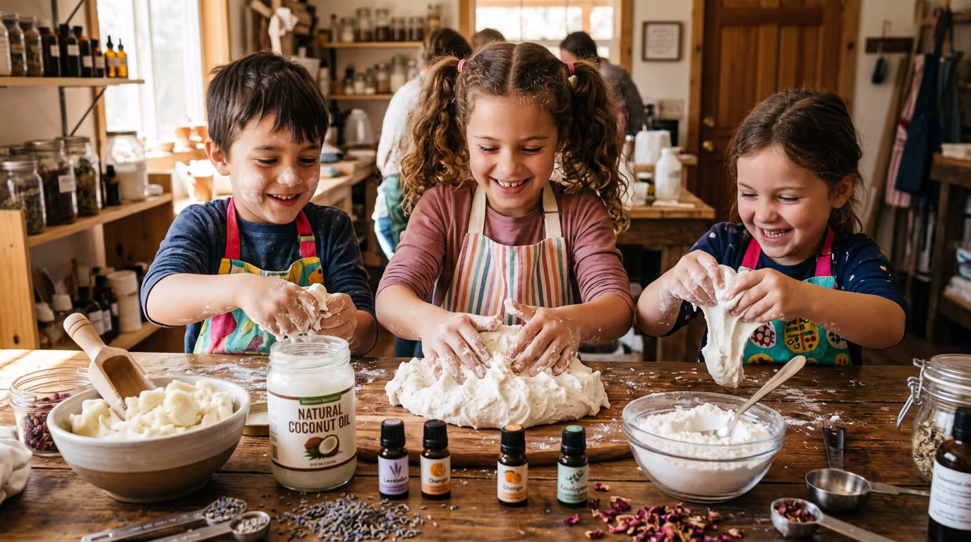 Seifen-Knet-Spaß – Naturkosmetik selbst gemacht